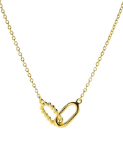 Top Gold Link Pendant Necklace Women's Gift