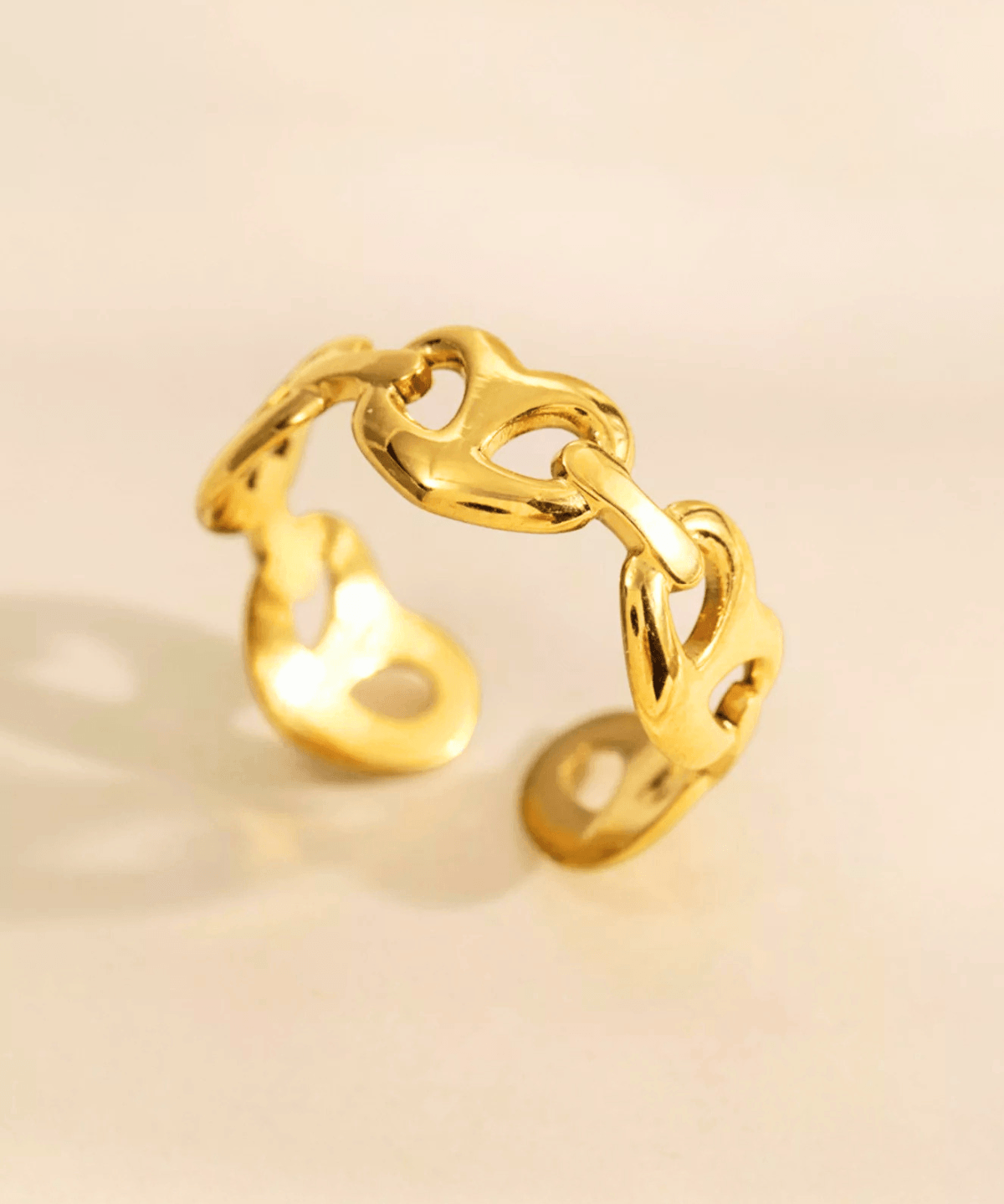 Top Gold Ring 18K Women's Gift for Birthday for Her/Mom/Wife