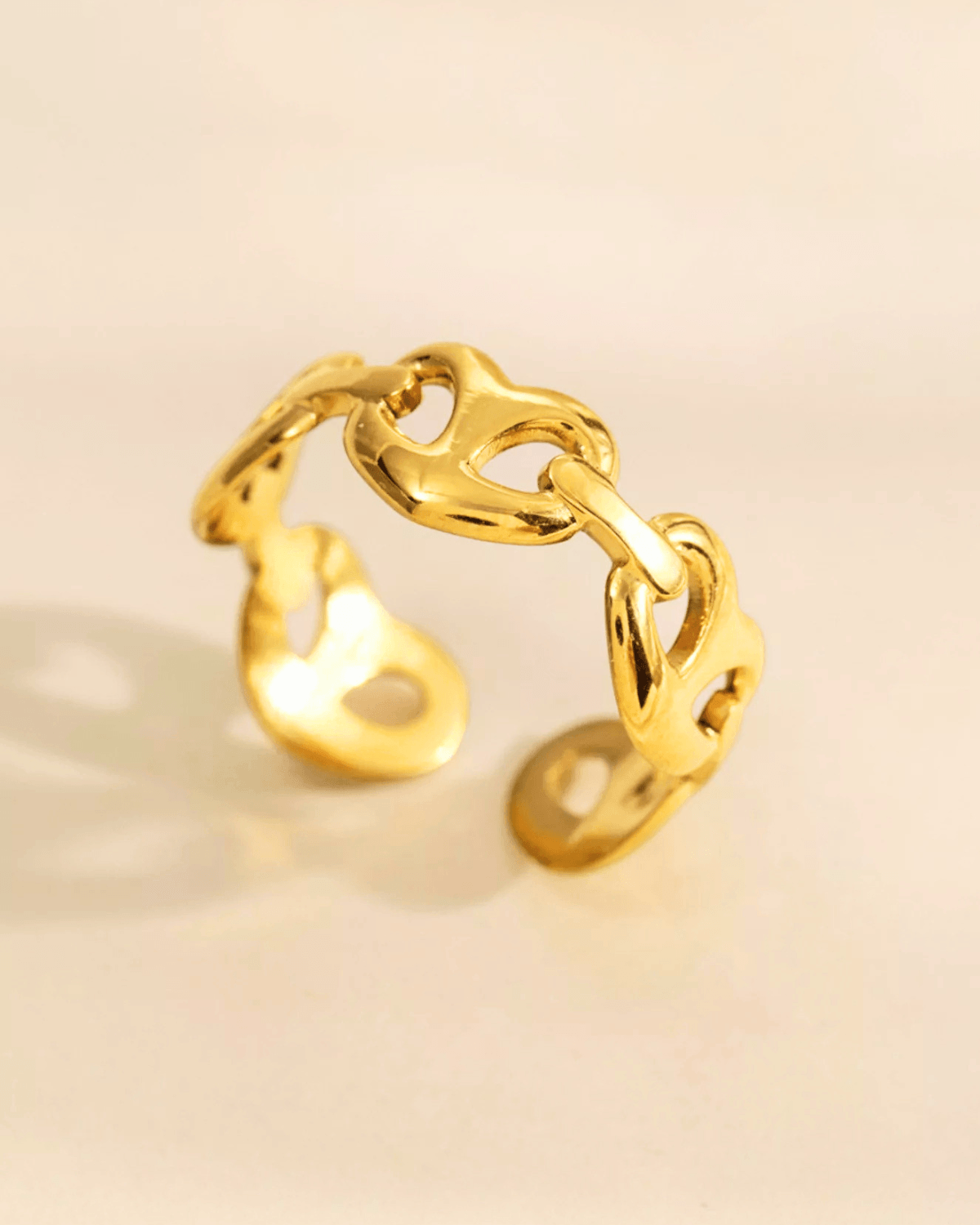 Top Gold Ring 18K Women's Gift for Birthday for Her/Mom/Wife