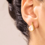 Trending Diamond Gold Stud Earrings 18K Women's Gift or Her/Mom/Wife Birthday