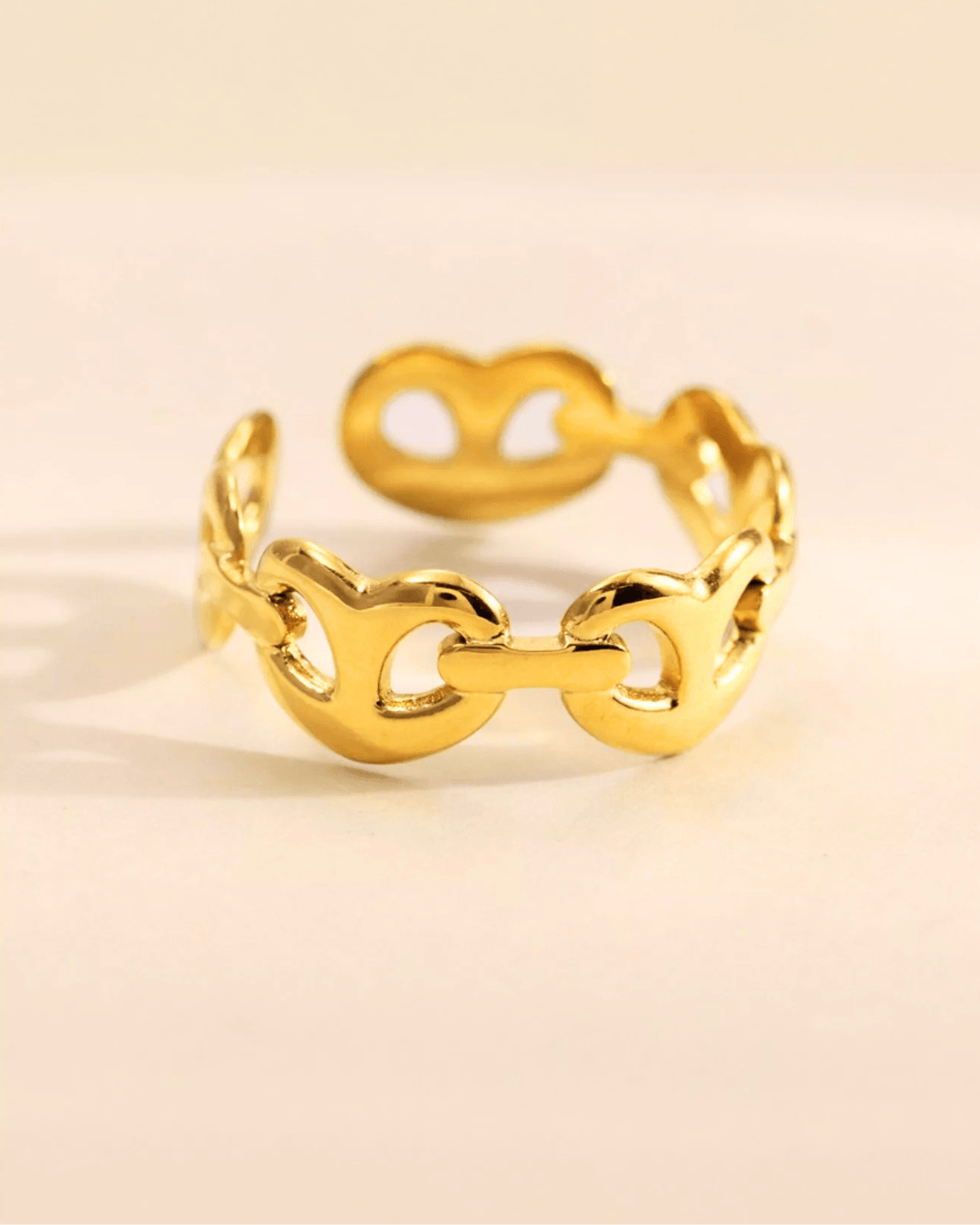 Trending Gold Ring 18K Women's Gift for Birthday for Her/Mom/Wife