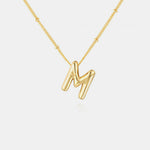 1# BEST Gold Letter Pendant Necklace Jewelry Gift for Women | #1 Best Most Top Trendy Trending Aesthetic Yellow Gold Letter Pendant Necklace Jewelry Gift for Women, Girls, Girlfriend, Mother, Wife, Daughter, Ladies | Mason & Madison Co.