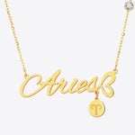 #1 Best Trendy Gold Zodiac Constellation Pendant Necklace Gift for Women | Best Trending Aesthetic Yellow Gold Zodiac Constellation Pendant Necklace Jewelry Gift for Women, Mother, Wife | Mason & Madison Co.