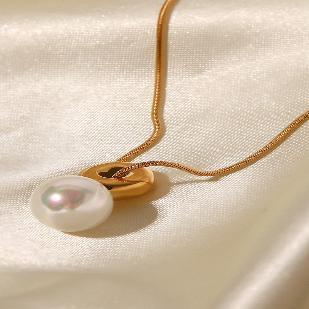 Best Gold Pearl Chain Necklace Jewelry Gift for Women, Mother, Wife | Mason & Madison Co.