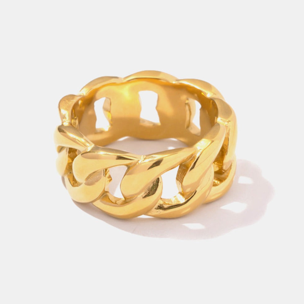 Curb Chain Ring Sterling / Bold / Preorder*