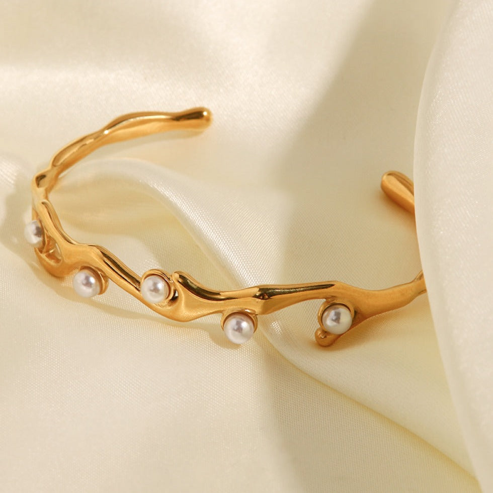 Gold Stainless Steel Crystal Bangle Bracelet For Women And Men, Perfect For  Thanksgiving Day And Other Special Occasions From Rosemengmeng, $12.8 |  DHgate.Com