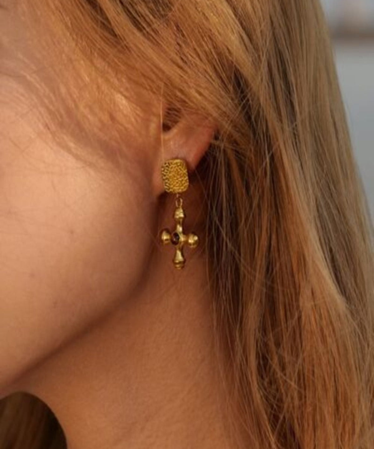 18K Gold Cross Drop Earrings 18K Pearl Earrings Women’s Best Trending Gift for Lady Girl Mother Wife,Birthday Travel Vacation Bridal Wedding Party Daily Office Work School,Spring Summer Fall Winter Holiday Sale,Mason & Madison Co.