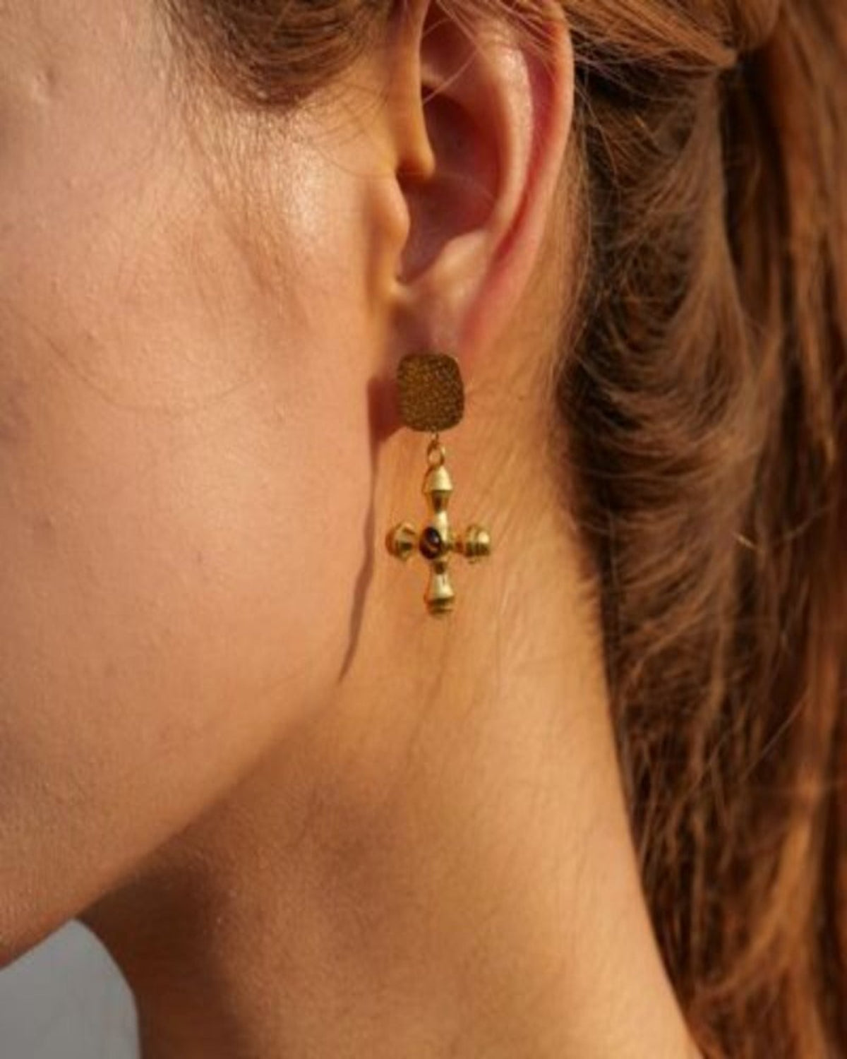 18K Gold Cross Drop Earrings 18K Pearl Earrings Women’s Best Trending Gift for Lady Girl Mother Wife,Birthday Travel Vacation Bridal Wedding Party Daily Office Work School,Spring Summer Fall Winter Holiday Sale,Mason & Madison Co.