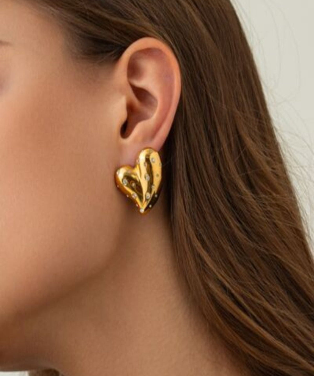 18K Gold Heart Earrings Women’s Best Trending Gift for Lady Girl Mother Wife,Birthday Travel Vacation Bridal Wedding Party Daily Office Work School,Spring Summer Fall Winter Holiday Sale,Mason & Madison Co.