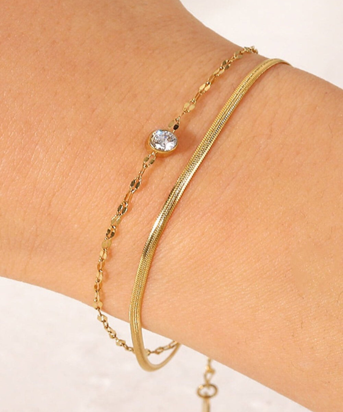 18K Gold Layered Bracelet Women’s Best Trending Gift for Lady Girl Mother Wife,Birthday Travel Vacation Bridal Wedding Party Daily Office Work School,Spring Summer Fall Winter Holiday Sale,Mason & Madison Co.
