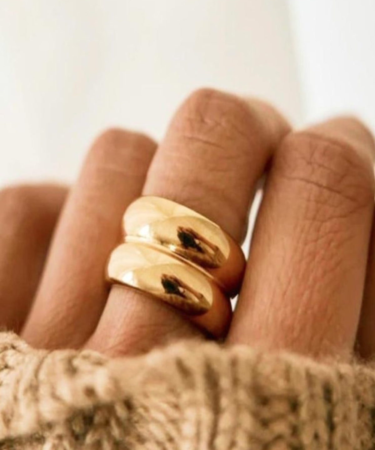 18K Best Trending Gold Ring Gift on Sale for Women, Lady, Mother, Wife