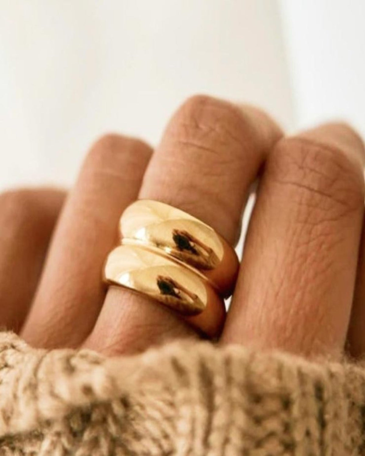 18K Best Trending Gold Ring Gift on Sale for Women, Lady, Mother, Wife