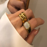 18K Best Trending Gold Ring Gift on Sale for Women, Lady, Mother, Wife