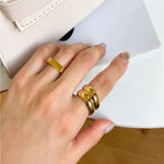 18K Best Trending Gold Ring Gift on Sale for Women, Lady, Mother, Wife