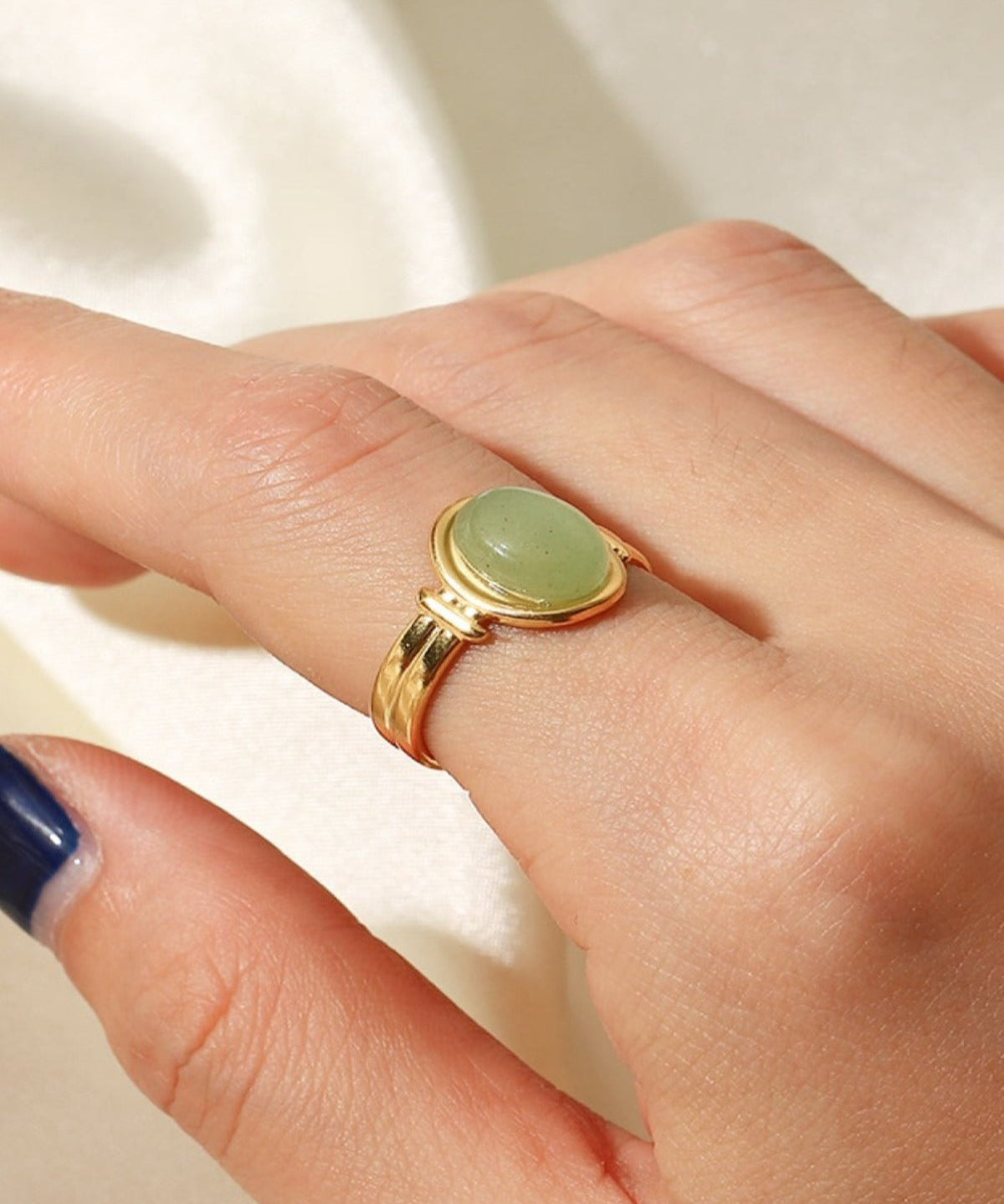 18K Jade Ring Women’s Best Trending Gift for Lady Girl Mother Wife,Birthday Travel Vacation Bridal Wedding Party Daily Office Work School,Spring Summer Fall Winter Holiday Sale,Mason & Madison Co.