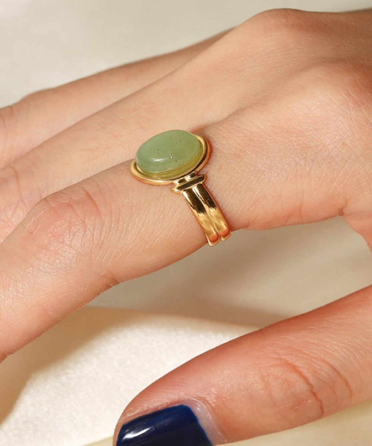 18K Jade Ring Women’s Best Trending Gift for Lady Girl Mother Wife,Birthday Travel Vacation Bridal Wedding Party Daily Office Work School,Spring Summer Fall Winter Holiday Sale,Mason & Madison Co.