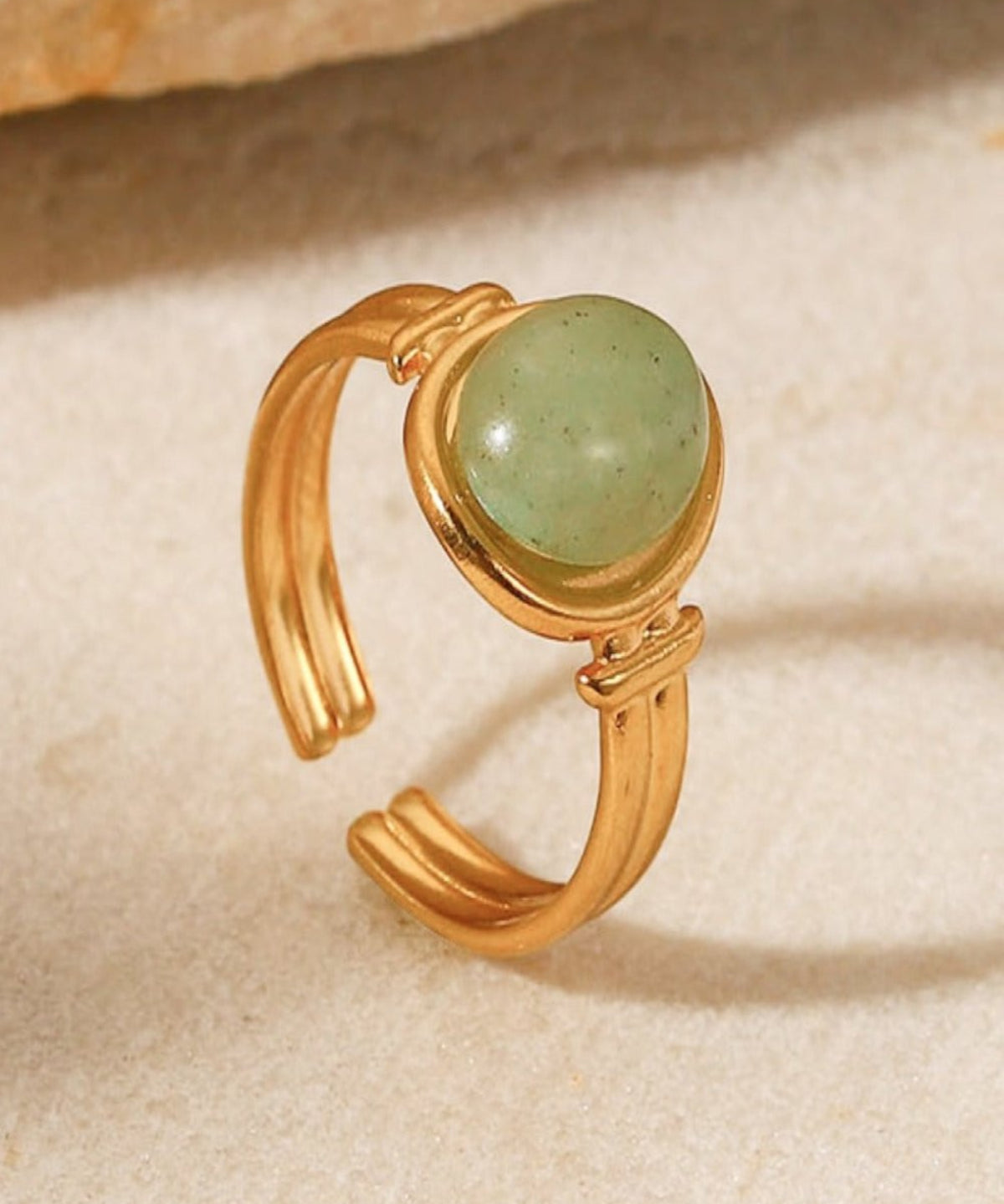 18K Jade Ring Women’s Best Trending Gift for Lady Girl Mother Wife,Birthday Travel Vacation Bridal Wedding Party Daily Office Work School,Spring Summer Fall Winter Holiday Sale,Mason & Madison Co.