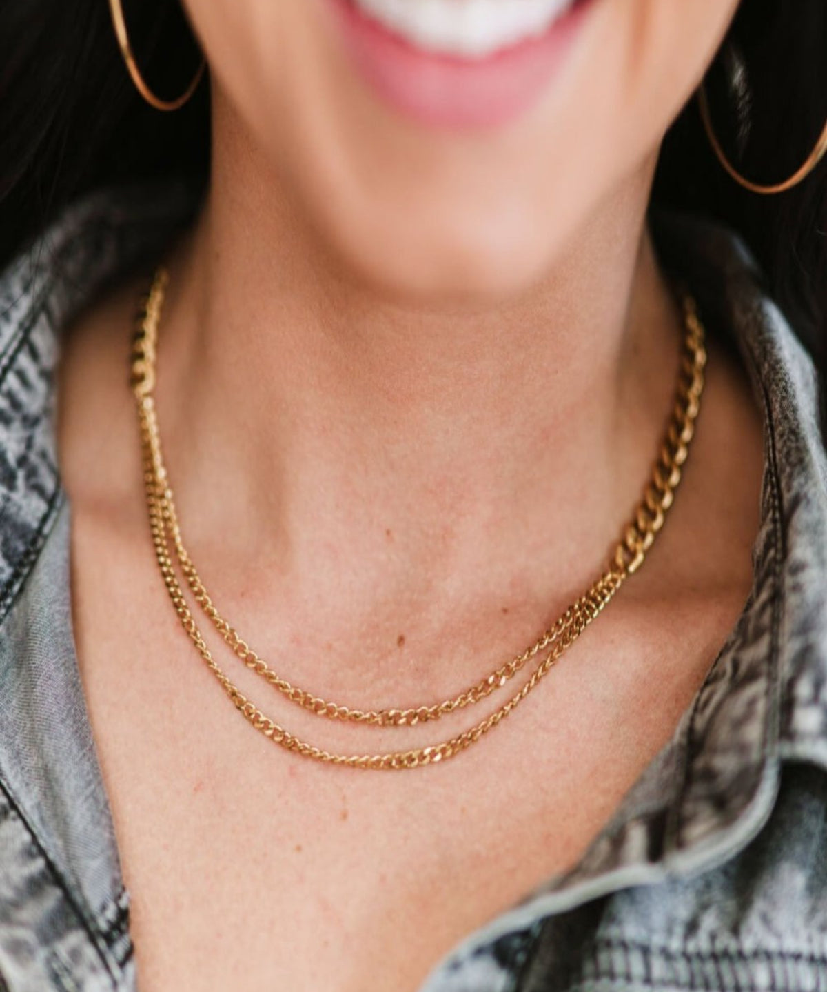 18K Gold Chain Necklace Women’s Best Trending Gift for Lady Girl Mother Wife,Birthday Travel Vacation Bridal Wedding Party Daily Office Work School,Spring Summer Fall Winter Holiday Sale,Mason & Madison Co.