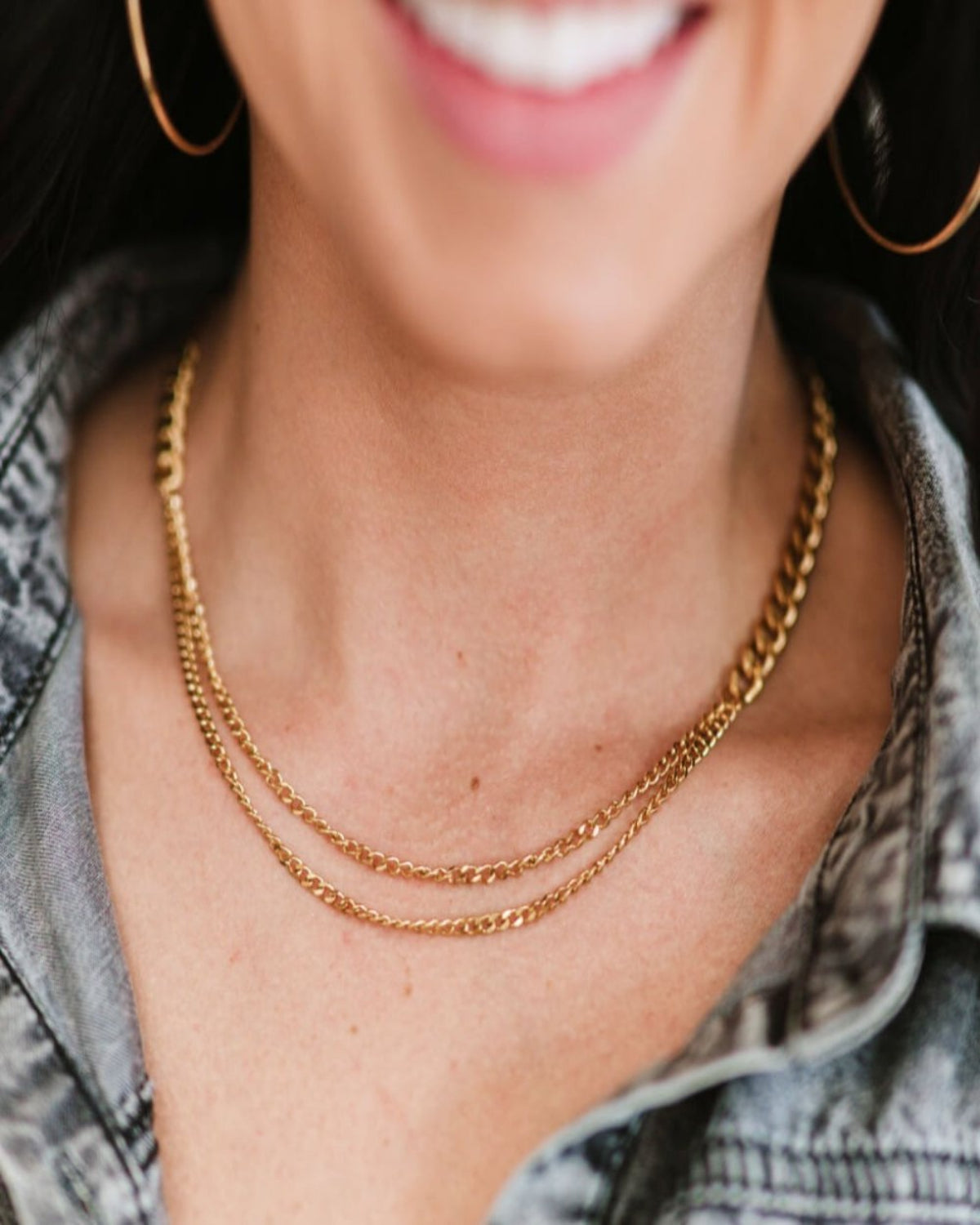 18K Gold Chain Necklace Women’s Best Trending Gift for Lady Girl Mother Wife,Birthday Travel Vacation Bridal Wedding Party Daily Office Work School,Spring Summer Fall Winter Holiday Sale,Mason & Madison Co.