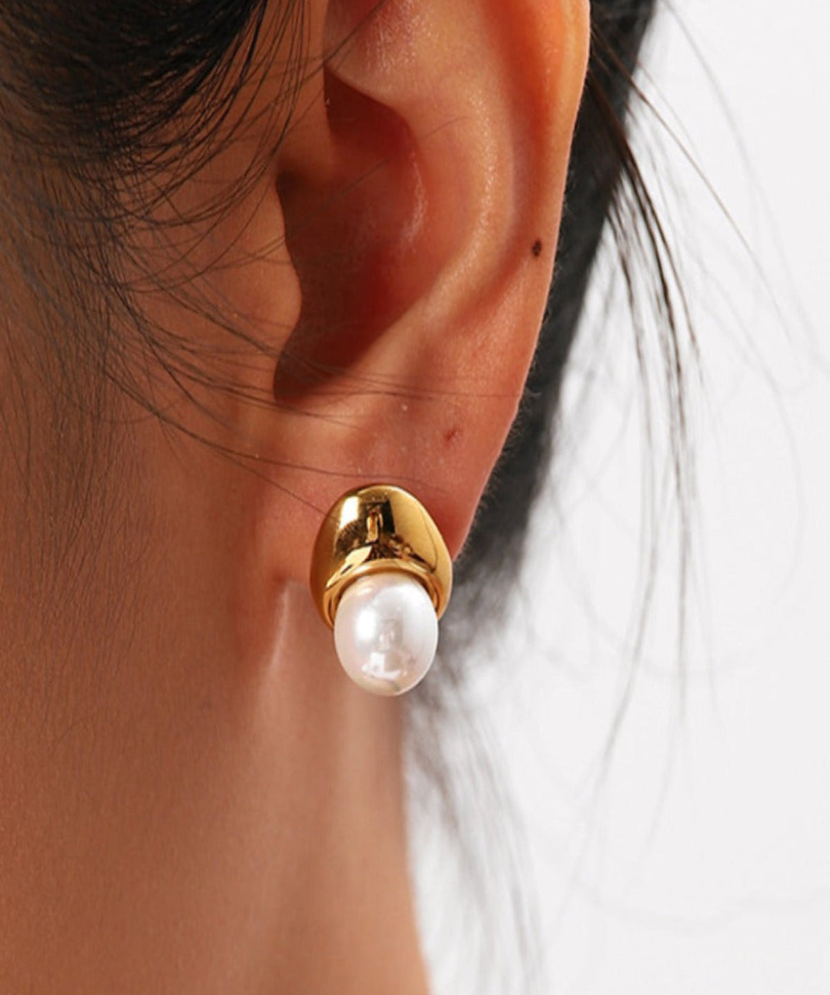 18K Pearl Stud Earrings Women’s Best Trending Gift for Lady Girl Mother Wife,Birthday Travel Vacation Bridal Wedding Party Daily Office Work School,Spring Summer Fall Winter Holiday Sale,Mason & Madison Co.