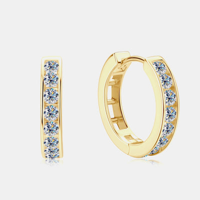 Best Gold Diamond Jewelry Gift | Best Aesthetic Yellow Gold Diamond Huggie Hoop Earrings Jewelry Gift for Women, Girls, Girlfriend, Mother, Wife, Daughter | Mason & Madison Co.
