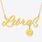 #1 Best Trendy Gold Zodiac Constellation Pendant Necklace Gift for Women | Best Trending Aesthetic Yellow Gold Zodiac Constellation Pendant Necklace Jewelry Gift for Women, Mother, Wife | Mason & Madison Co.