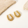 Best Gold Hoop Earrings Jewelry Gift | Best Aesthetic Yellow Gold Twisted Earrings Jewelry Gift for Women, Girls, Girlfriend, Mother, Wife, Daughter | Mason & Madison Co.