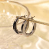 Best Silver Jewelry Gift | Best Aesthetic Silver Hoop Earrings Jewelry Gift for Women, Girls, Girlfriend, Mother, Wife, Daughter | Mason & Madison Co.