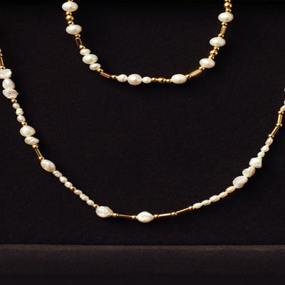 Best Gold Pearl Bracelet Jewelry Gift | Best Aesthetic Yellow Gold Pearl Bracelet Jewelry Gift for Women, Girls, Girlfriend, Mother, Wife, Daughter | Mason & Madison Co.