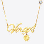 #1 Best Trendy Gold Zodiac Constellation Pendant Necklace Gift for Women | Best Trending Aesthetic Yellow Gold Zodiac Constellation Pendant Necklace Jewelry Gift for Women, Mother, Wife | Mason & Madison Co.