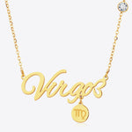 #1 Best Trendy Gold Zodiac Constellation Pendant Necklace Gift for Women | Best Trending Aesthetic Yellow Gold Zodiac Constellation Pendant Necklace Jewelry Gift for Women, Mother, Wife | Mason & Madison Co.