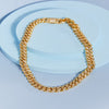 Women's Gold Diamond Chunky Chain Necklace, Best Gold Diamond Chunky Chain Necklace for Women Gift, Mason & Madison Co.