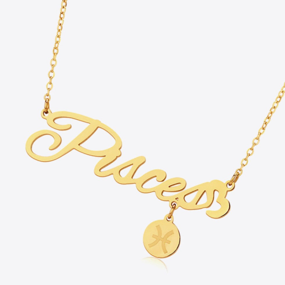 #1 Best Trendy Gold Zodiac Constellation Pendant Necklace Gift for Women | Best Trending Aesthetic Yellow Gold Zodiac Constellation Pendant Necklace Jewelry Gift for Women, Mother, Wife | Mason & Madison Co.