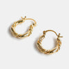 Best Gold Hoop Earrings Jewelry Gift | Best Aesthetic Yellow Gold Earrings Jewelry Gift for Women, Girls, Girlfriend, Mother, Wife, Daughter | Mason & Madison Co.