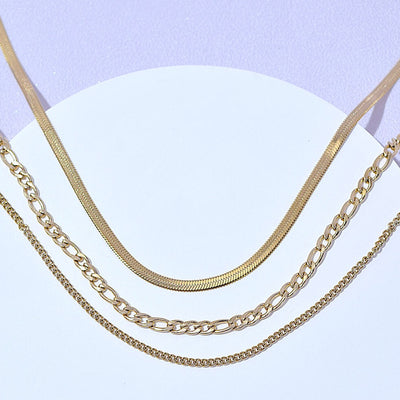 Best Gold Layering Chain Necklaces Bundle Jewelry Gift | Best Aesthetic Yellow Gold Chain Necklace Jewelry Gift for Women, Girls, Girlfriend, Mother, Wife, Daughter | Mason & Madison Co.