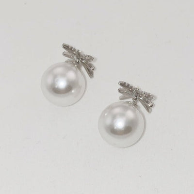 Best Silver Pearl Jewelry Gift | Best Aesthetic Silver Star Stud Pearl Earrings Jewelry Gift for Women, Girls, Girlfriend, Mother, Wife, Daughter | Mason & Madison Co.
