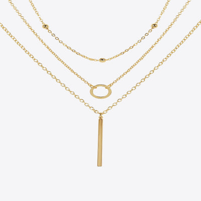 Layered Necklace, 18K Gold Plated, .925 Sterling Silver Luxury Hamsa a –  KesleyBoutique