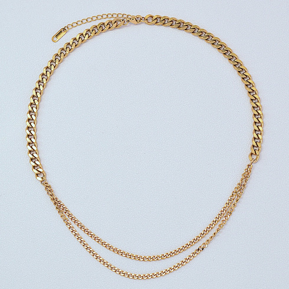 Best Gold Layering Chain Jewelry Gift | Best Aesthetic Yellow Gold Chain Necklace Jewelry Gift for Women, Girls, Girlfriend, Mother, Wife, Daughter | Mason & Madison Co.