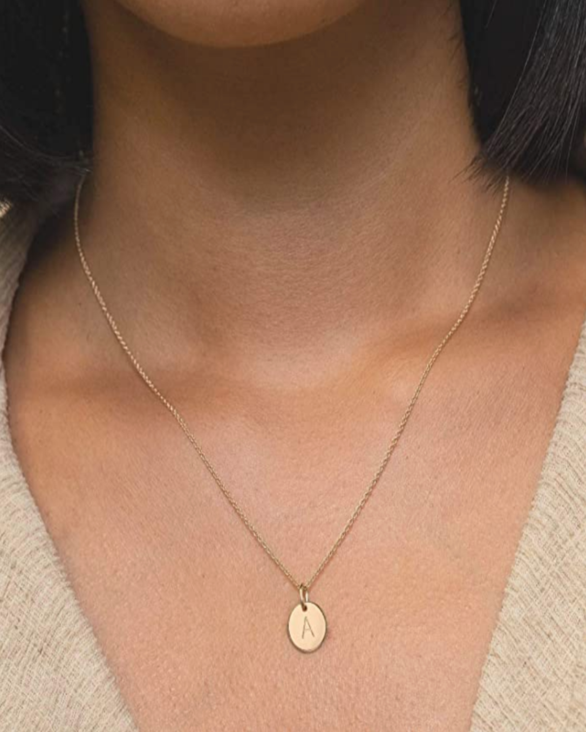 Best Gold Circle Initial Letter Pendant Necklace Gift Trends for Women 1 Women s BEST Trending