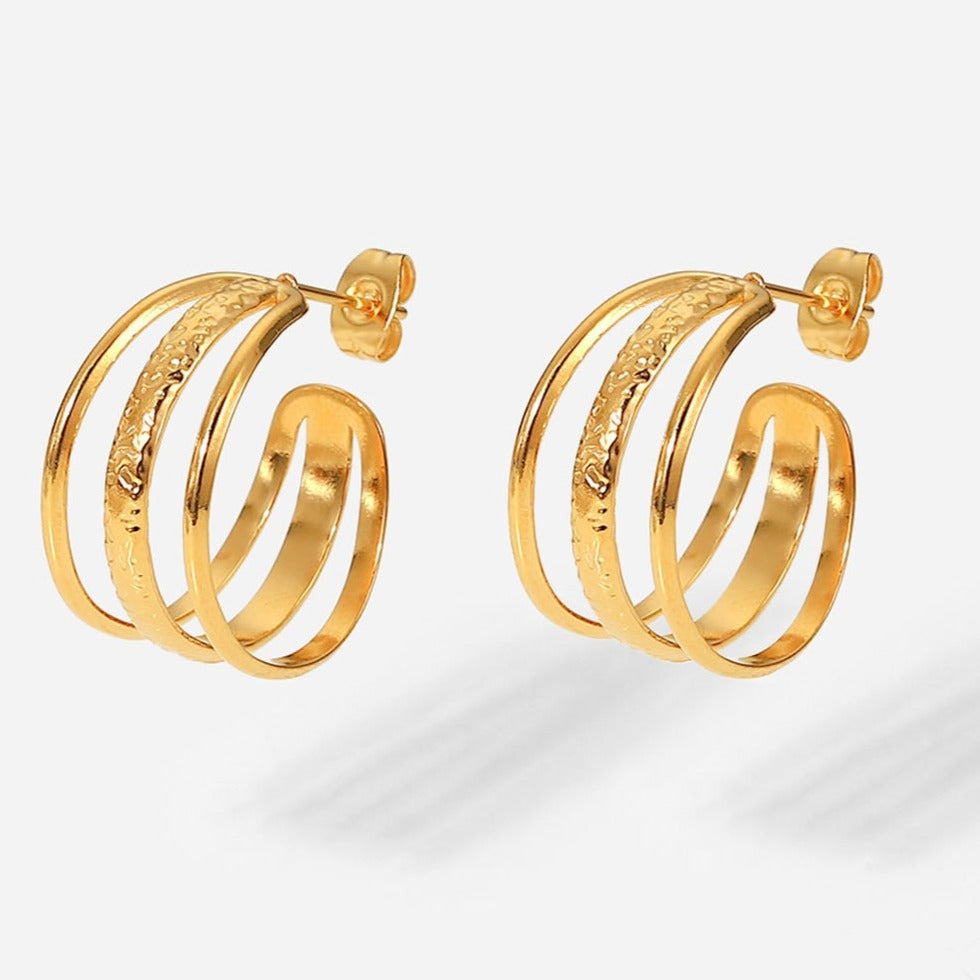 Best Gold Hoop Earrings Gift Trends for Women 1 Women s BEST Trending Trendy Gold Hoop Earrings Jewelry Gift on Sale for Women Lady Mother Wife 1 BEST Gold C Hoop Earrings