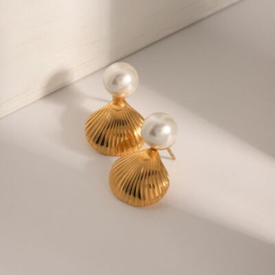 Best Gold Pearl Stud Earrings Gift Trends for Women | #1 Women’s BEST Trending Trendy Gold Pearl Stud Earrings Jewelry Gift on Sale for Women, Lady, Mother, Wife | 1# BEST Gold Pearl Earrings Jewelry Gift for Women | #1 Best Most Top Trendy Trending Aesthetic Pearl Yellow Gold Shell Shape Stud Earrings Jewelry Gift for Women, Girls, Girlfriend, Mother, Wife, Daughter, Ladies | Mason & Madison Co.