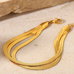 Best Layered Gold Chain Bracelet Set Gift Trends for Women | #1 Women’s BEST Trending Trendy Layering Layered Gold Chain Bracelet Set Jewelry Gift on Sale for Women, Lady, Mother, Wife | 1# BEST Gold Layered Layering Chain Bracelet Gift for Women | #1 Best Most Top Trendy Trending Aesthetic Yellow Gold Triple-Layered Layering Snake Chain Bracelet Jewelry Gift for Women,Mother,Wife | Mason & Madison Co.