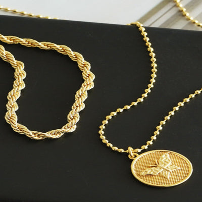 Best Layered Gold Chain Necklaces Set Gift Trends for Women | #1 Women’s BEST Trending Trendy Layered Layering Gold Chain Necklaces Set Bundle Jewelry Gift on Sale for Women, Lady, Mother, Wife | 1# BEST Gold Layered Layering Chain Necklaces Bundle Jewelry Gift for Women | #1 Best Most Top Trendy Trending Aesthetic Yellow Gold Twisted Rope Chain Necklace, Gold Butterfly Pendant Necklace Jewelry Gift for Women, Girls, Girlfriend, Mother, Wife, Ladies | Mason & Madison Co.