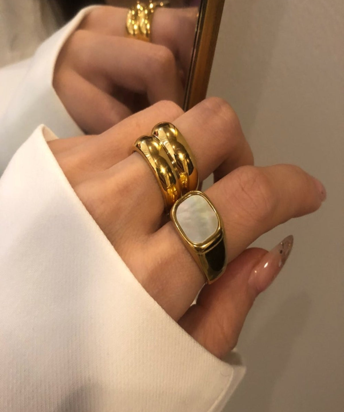 Best Pearl Ring Gift Trends for Women | #1 Women’s BEST Trending Trendy Gold Pearl Ring Jewelry Gift on Sale for Women, Lady, Mother, Wife ｜ 1# BEST Gold Pearl Ring Jewelry Gift for Women | #1 Best Most Top Trendy Trending Aesthetic Yellow Gold Shell Ring Jewelry Gift for Women, Girls, Girlfriend, Mother, Wife, Ladies | Mason & Madison Co.