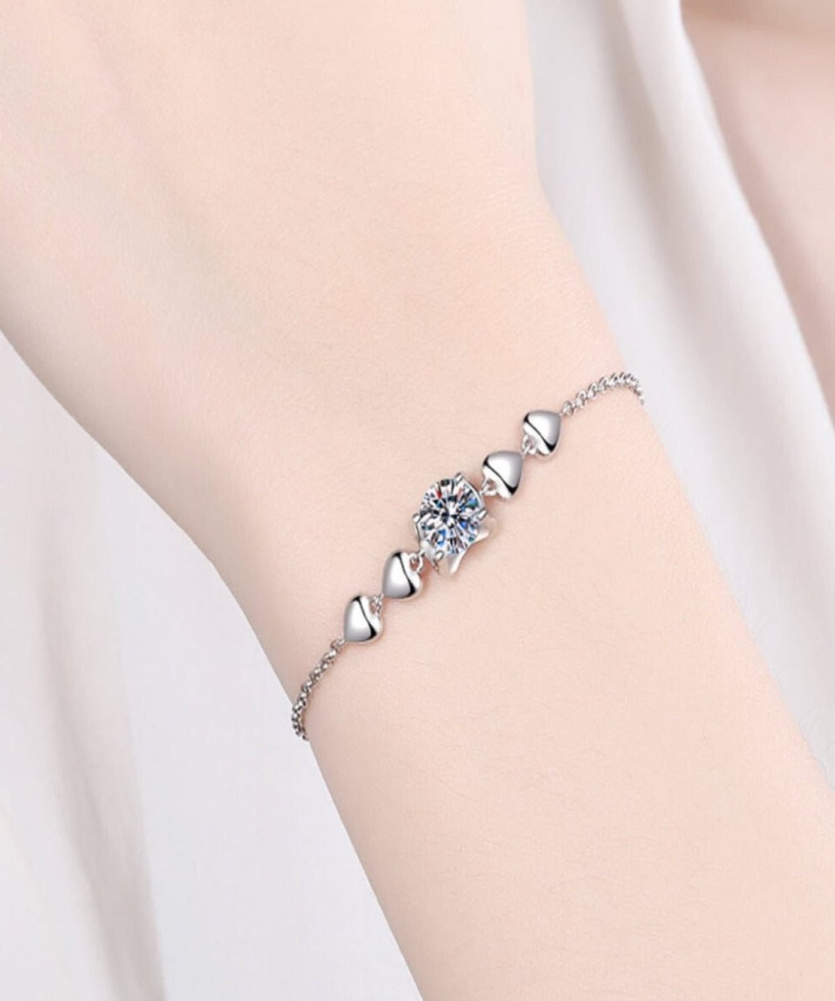 1ct Diamond Charm Bracelet Women’s Best Trending Gift for Lady Girl Mother Wife,Birthday Travel Vacation Bridal Wedding Party Daily Office Work School,Spring Summer Fall Winter Holiday Sale,Mason & Madison Co.