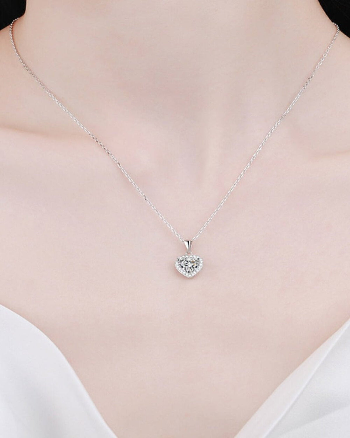 1ct Diamond Heart Necklace Women’s Best Trending Gift for Lady Girl Mother Wife,Birthday Travel Vacation Bridal Wedding Party Daily Office Work School,Spring Summer Fall Winter Holiday Sale,Mason & Madison Co.