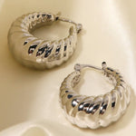 Silver Hoop Earrings Women’s Best Trending Gift for Lady Girl Mother Wife,Birthday Travel Vacation Bridal Wedding Party Daily Office Work School,Spring Summer Fall Winter Holiday Sale,Mason & Madison Co.