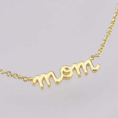 Aluinn Mom Pendant Necklace Personality Gift Mama Necklace Letter Necklace  Chain for Women and Mother is Day Gifts (Silver) : Amazon.in: Jewellery