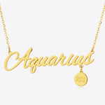 #1 Best Trendy Gold Zodiac Constellation Pendant Necklace Gift for Women | Best Trending Aesthetic Yellow Gold Zodiac Constellation Pendant Necklace Jewelry Gift for Women, Mother, Wife | Mason & Madison Co.