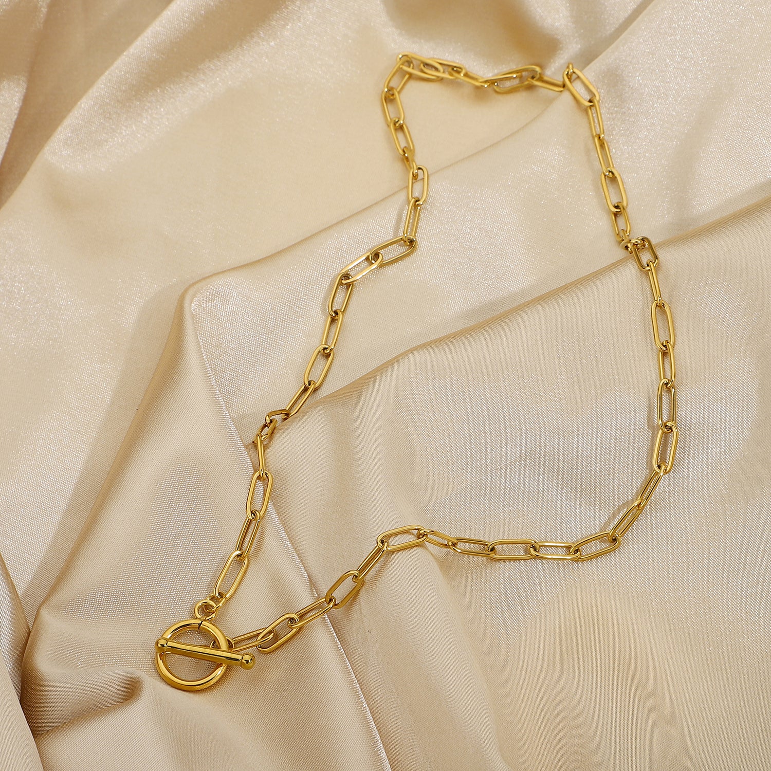 Best Aesthetic Gold Rope Chain Necklace Jewelry Gift